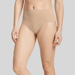 Jockey Generation Women's High-Waisted Seamless Briefs in Nude